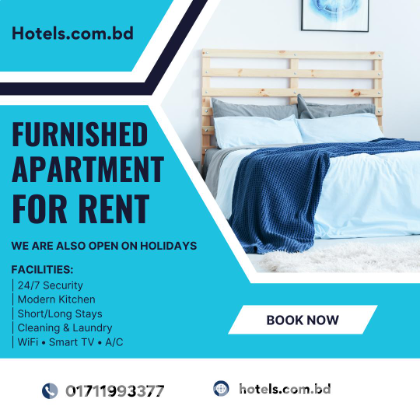 Furnished 2 Bedroom Apartment for Rent in Bashundhara R/A !!